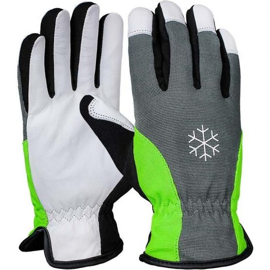 Winter Arbeitshandschuhe, Nappaleder, Thinsulate® Futter, grün