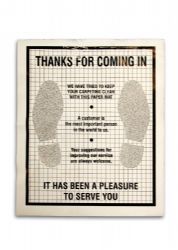 Polyback Floor mat 500/case