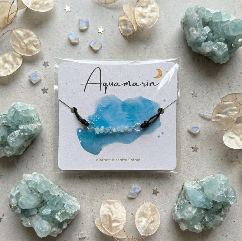 Aquamarin Armband