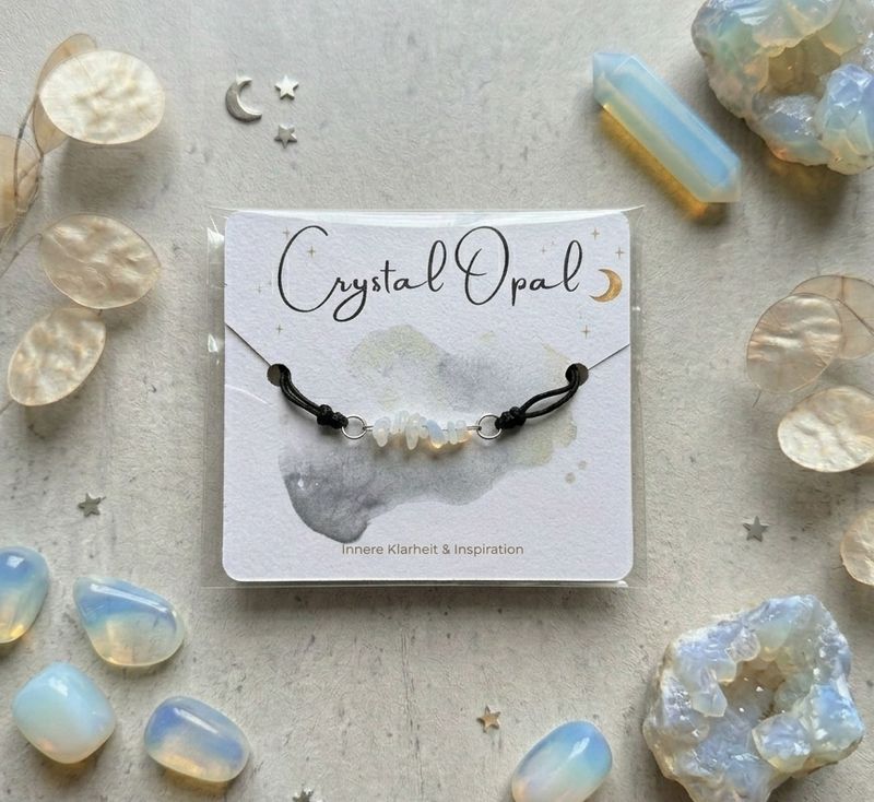 Handgearbeitetes Armband mit Opalith | Unikat | Geschenkidee | Limitiert