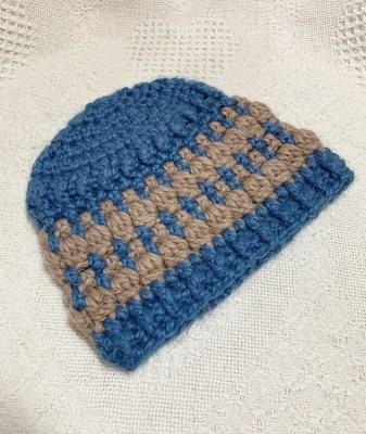 Two Tone Snuggle Hat - 6-12 Months