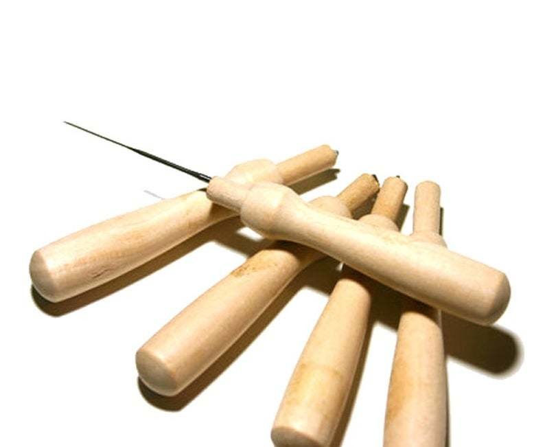 Wooden Needle Felting Tool and Holder
