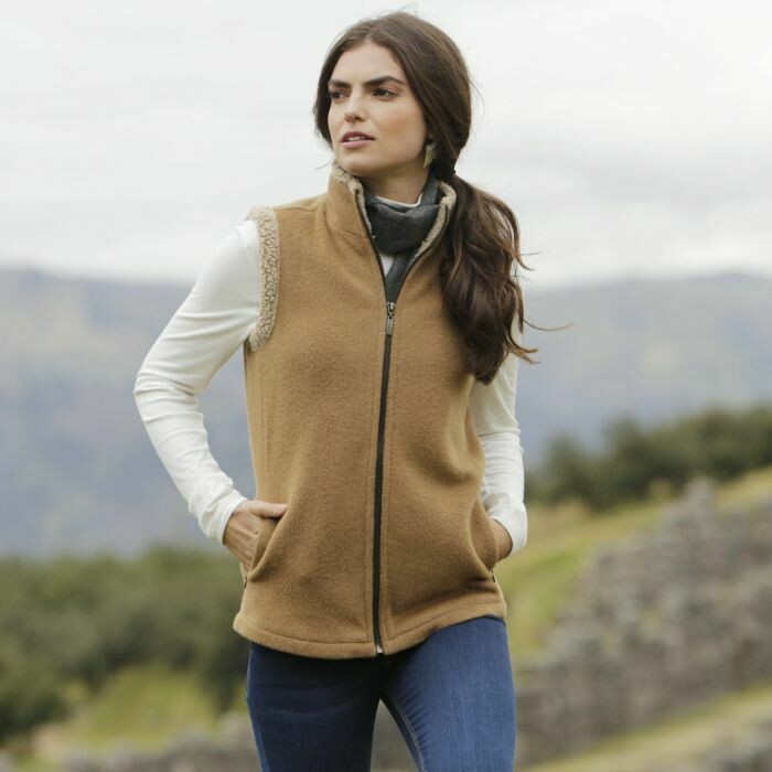 Ladies Alpaca Barn Vest Ladies Alpaca Barn Vest