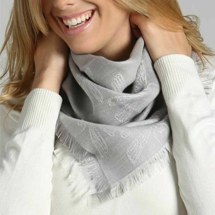 Dragonfly Alpaca Woven Scarf