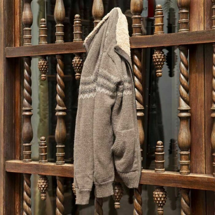 Fleece Lined Alpaca Sweater