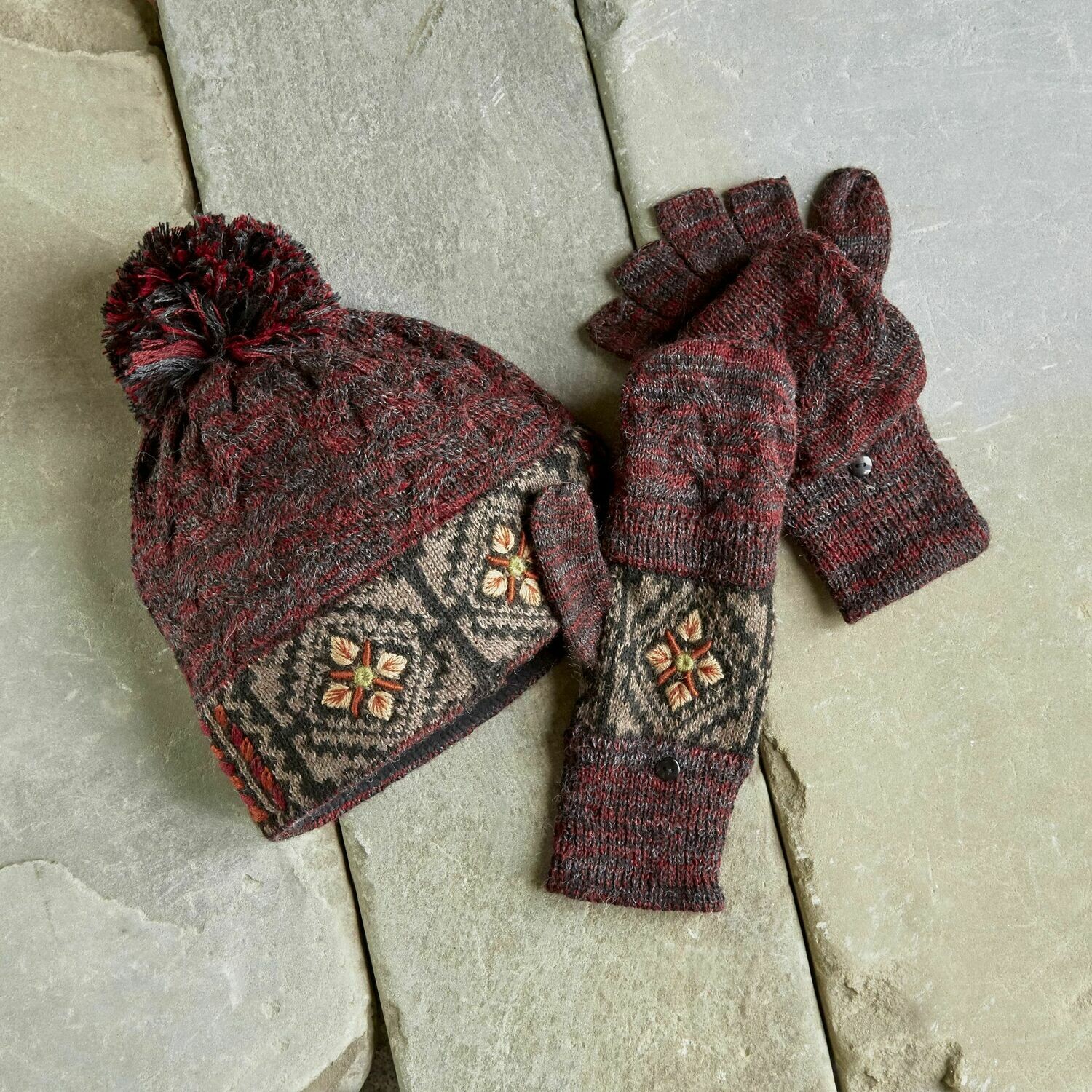 Harvest Mosaic Alpaca Hat