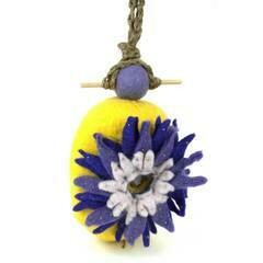 Felt Birdhouse - Dahlia