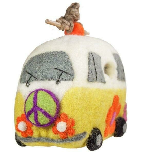 Felt Birdhouse - Magic Bus