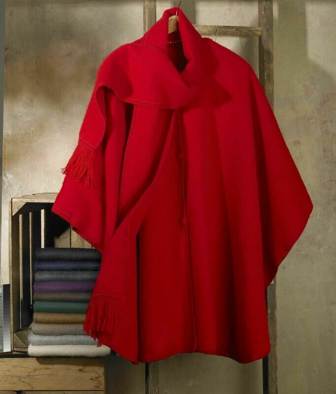 Lined Alpaca Cape