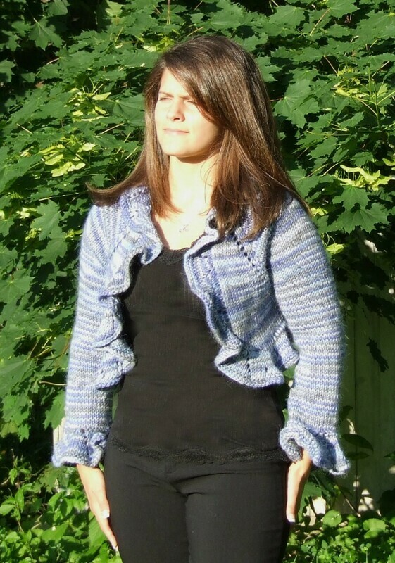 Bias Ridged Scarf