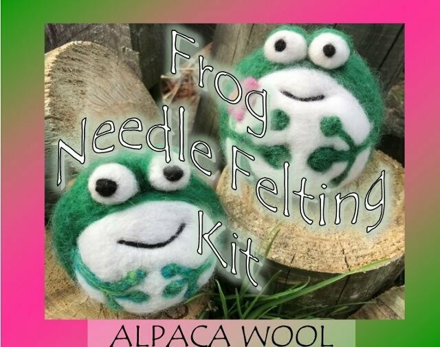 Frog Needle Felting Kit