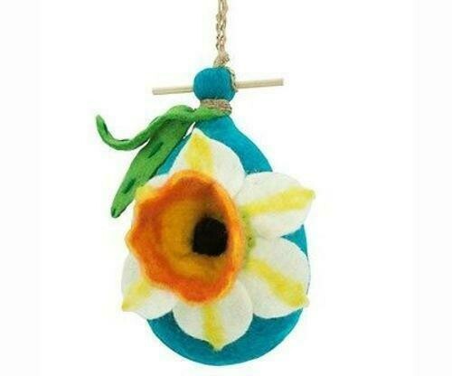 Felt Birdhouse - Daffodil