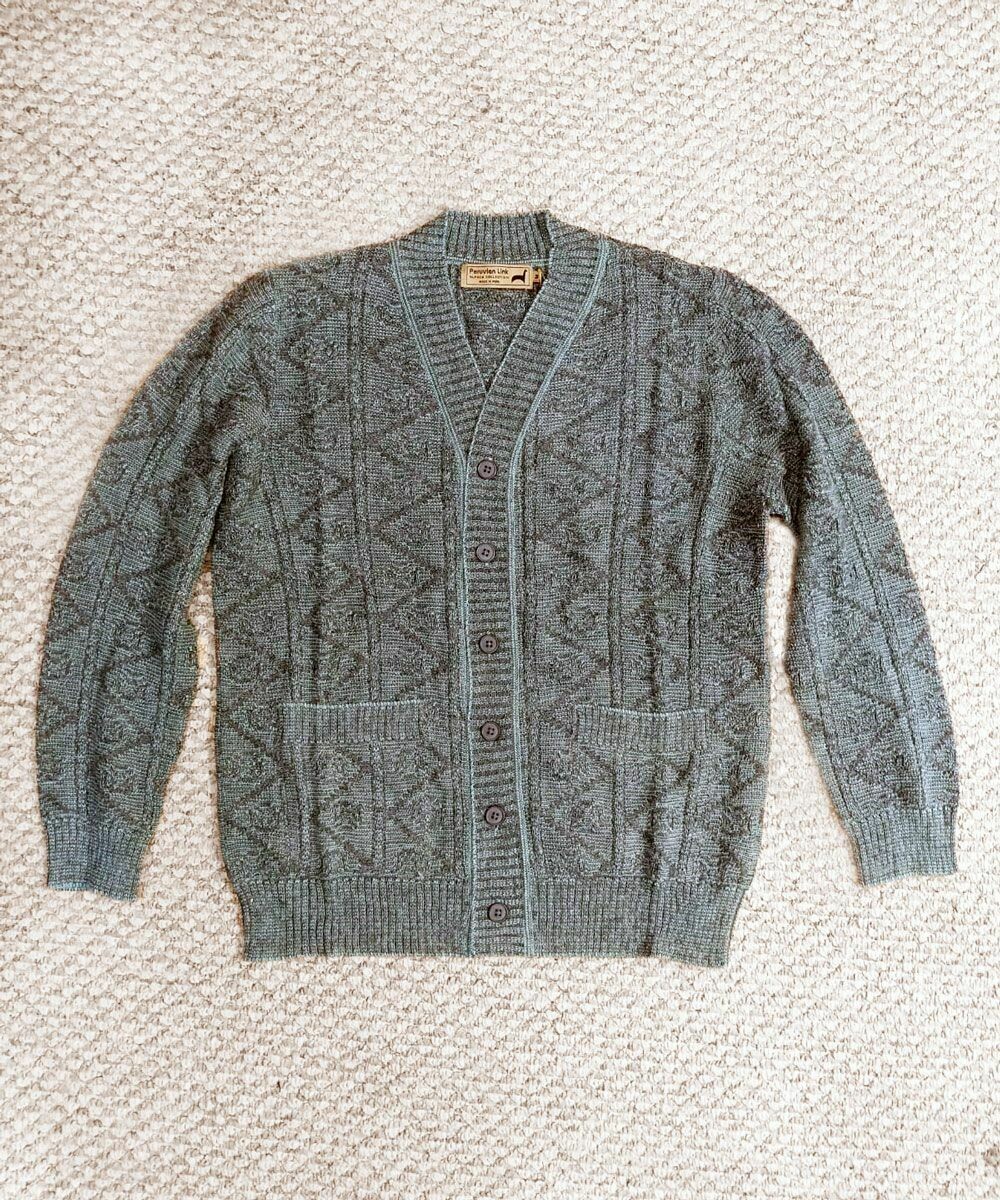 NEW Indigo Men's Alpaca Cardigan NEW Indigo Men's Alpaca Cardigan