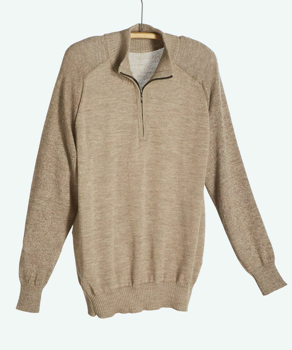 NEW Men's York 1/2 Zip Alpaca Sweater NEW Men's York 1/2 Zip Alpaca Sweater