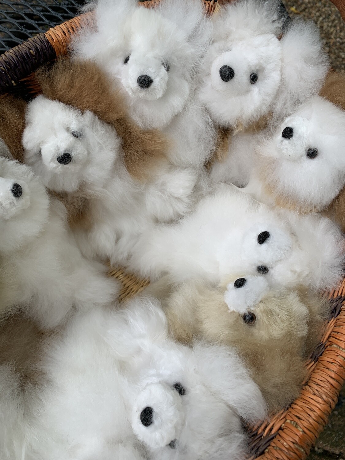 Tiny Alpaca Teddy Bears