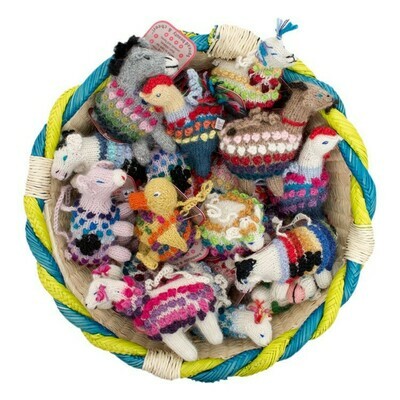 Hand Knit Farm Animal Ornaments