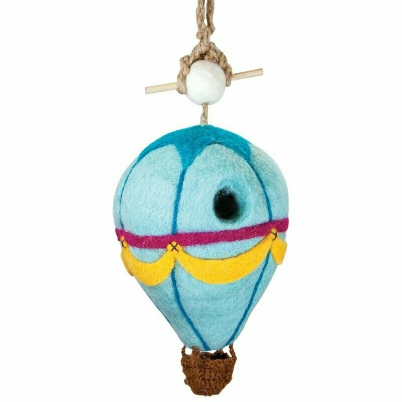 Felt Birdhouse - Hot Air Balloon