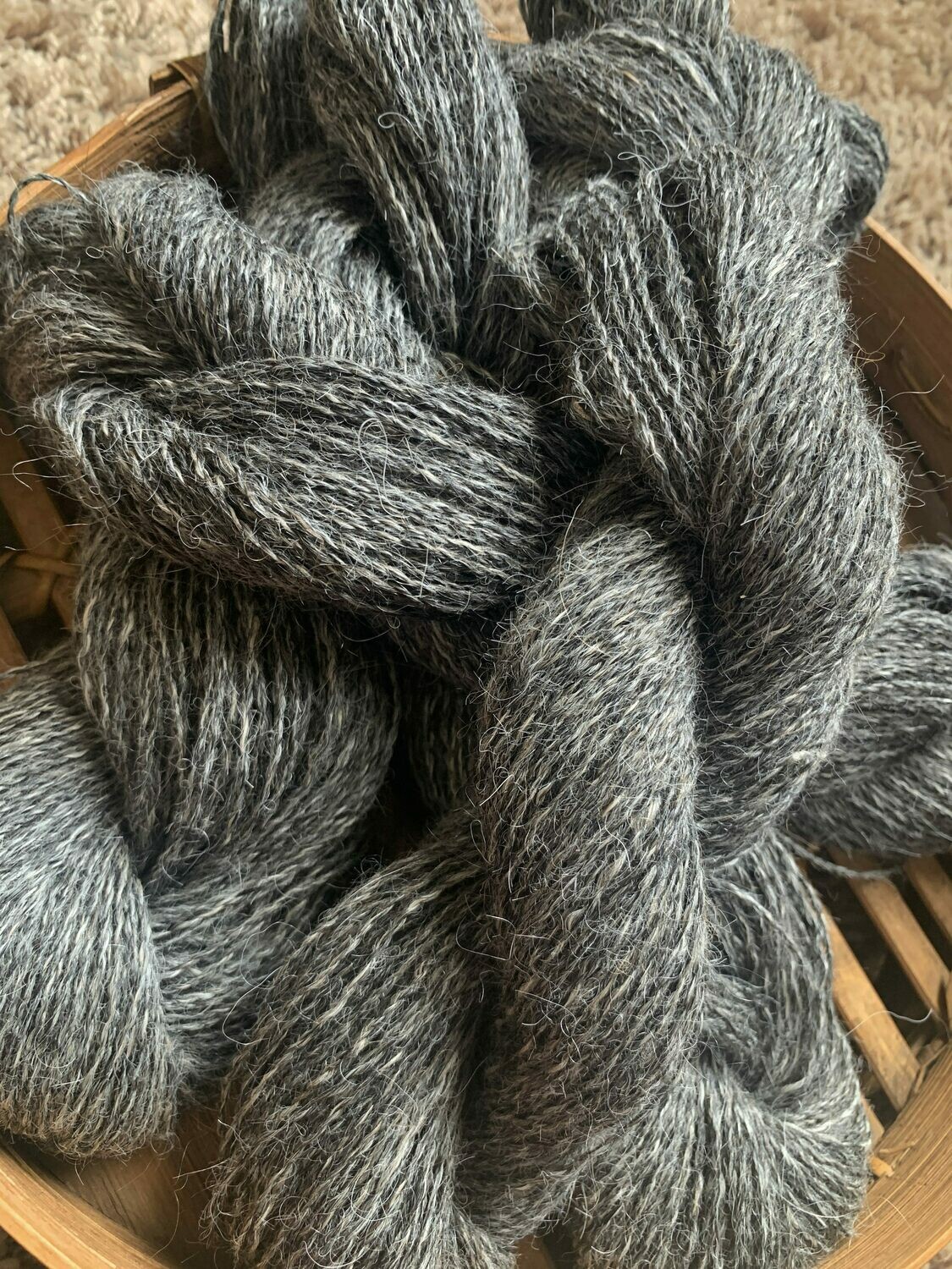 Suri Alpaca Sock Yarn - Tarnished Pewter