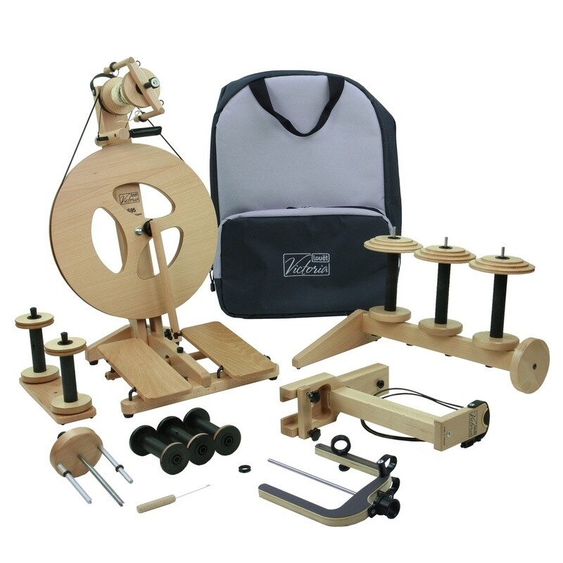 Louet Victoria Spinning Wheel Fully Loaded