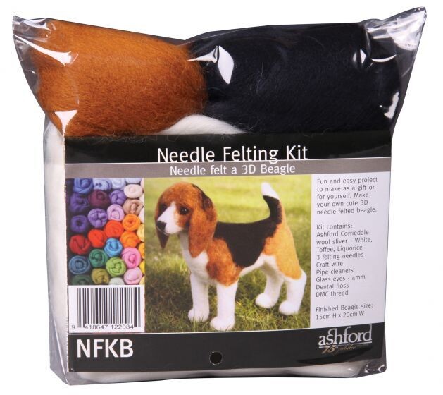Beagle Needle Felting Kit