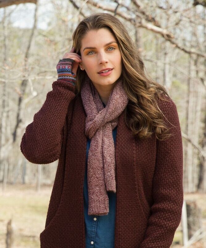 YOKE ALPACA WOOL LONG STOLE | makprogres.com.mk