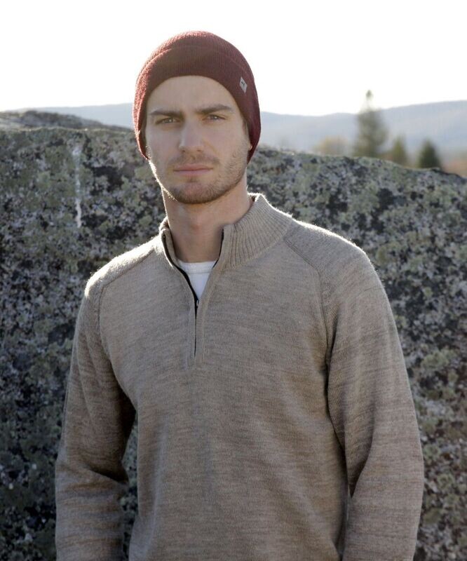 York Half Zip Alpaca Sweater