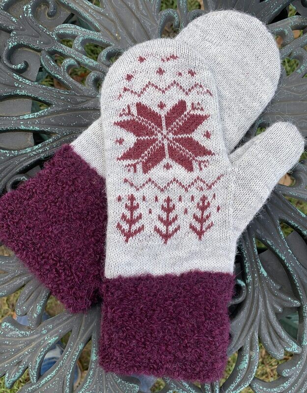 Snowflake Alpaca Mittens Snowflake Alpaca Mittens