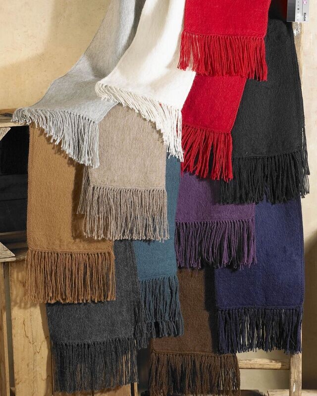 Woven Alpaca  Scarves