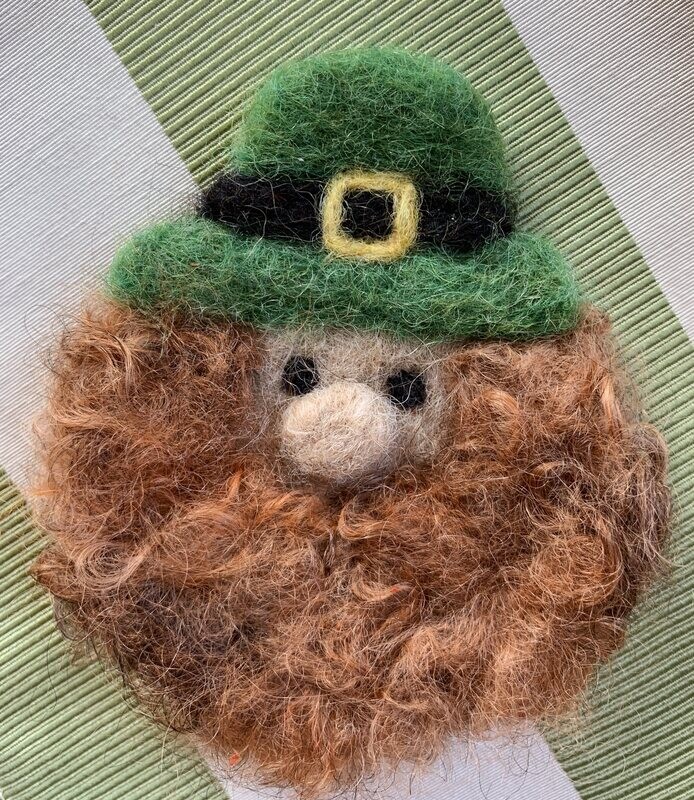 Saint Patrick's Day Leprechaun Brooch
