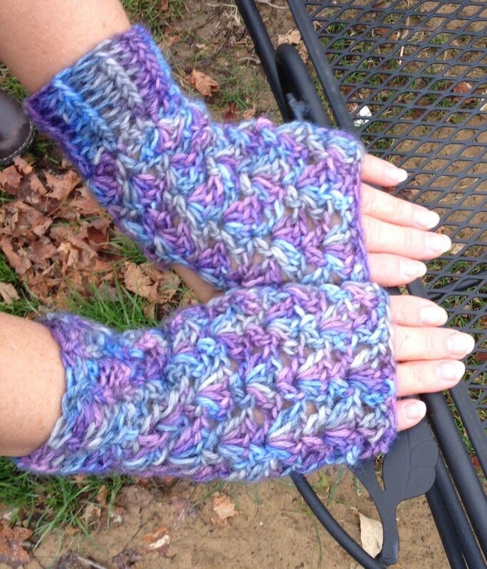Fingerless Alpaca Gloves - Moonlight Fingerless Alpaca Gloves - Moonlight