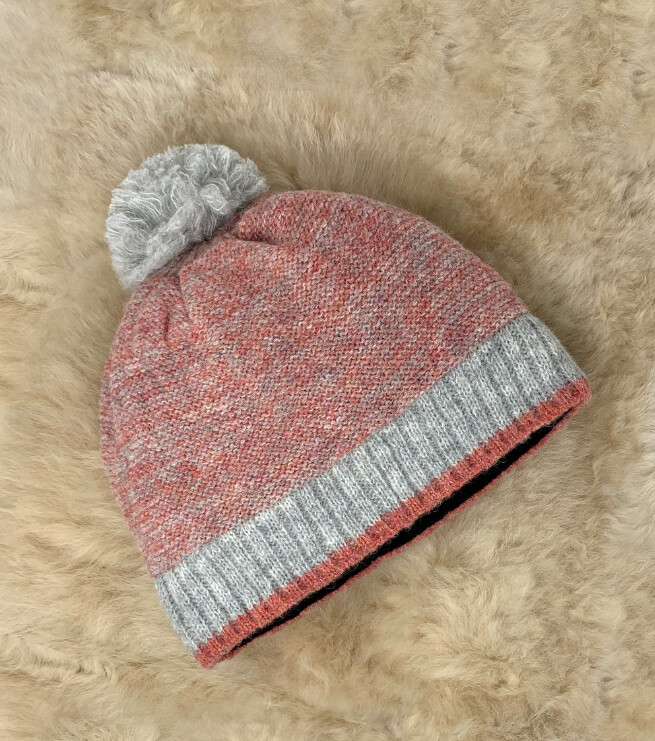 Strawberry Mousse Baby Alpaca Hat