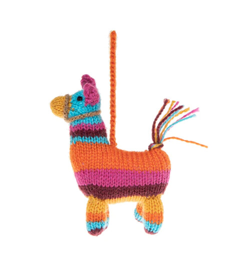 Alpaca Piñata Ornament
