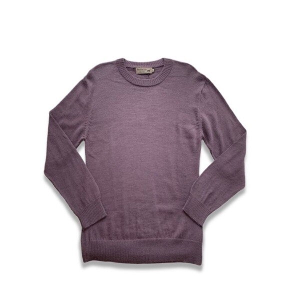 Arctic Haze 100% Alpaca Crewneck