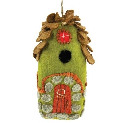 Felt Birdhouse - Forest House Birdhouse