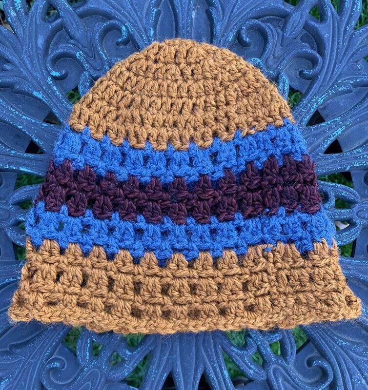 Striped Alpaca Hat