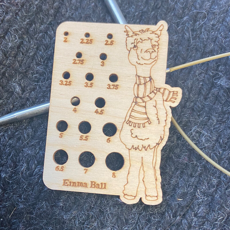 Alpaca Needle Gauge