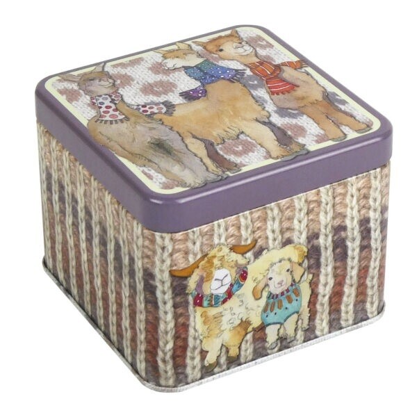 Alpacas &amp; Friends Square Tin