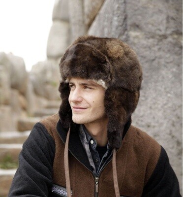 Alpaca Fur Bomber Hat