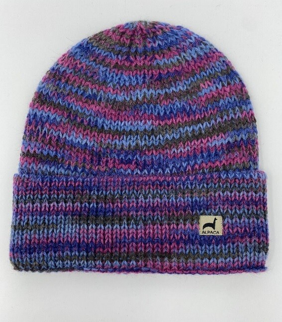 Fisherman Alpaca Hat - Grape Crush