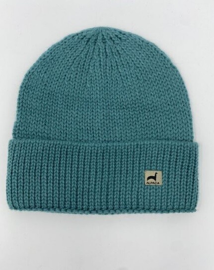Fisherman Alpaca Hat - Sea Glass