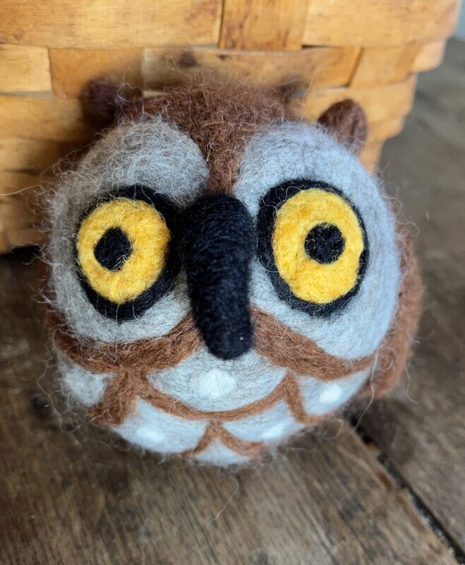 Needle Felted Owl