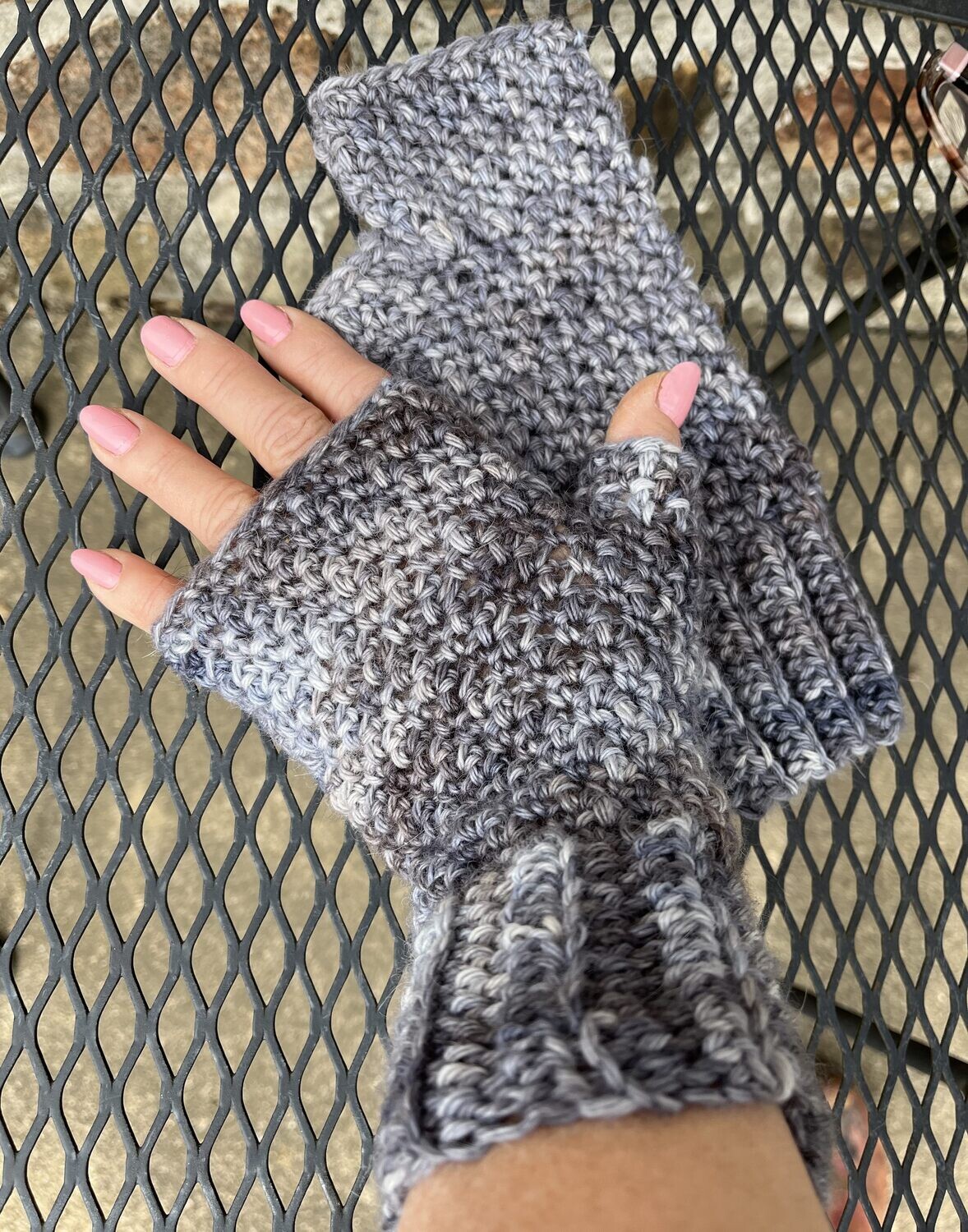 Alpaca Fingerless Gloves - Birches