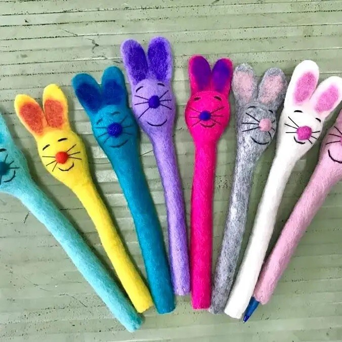 Bunny Pencil Toppers