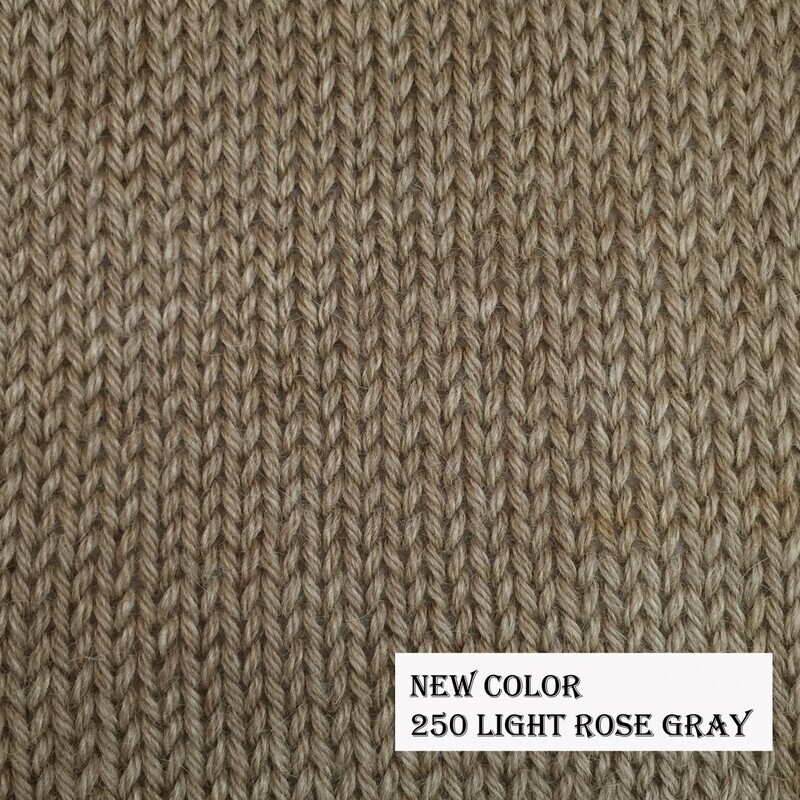 Classic Baby Alpaca - Light Rose Gray