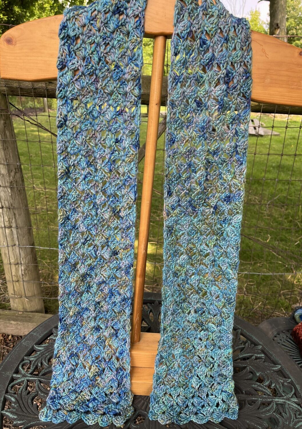 Spring Petals Alpaca Scarf - Tahiti