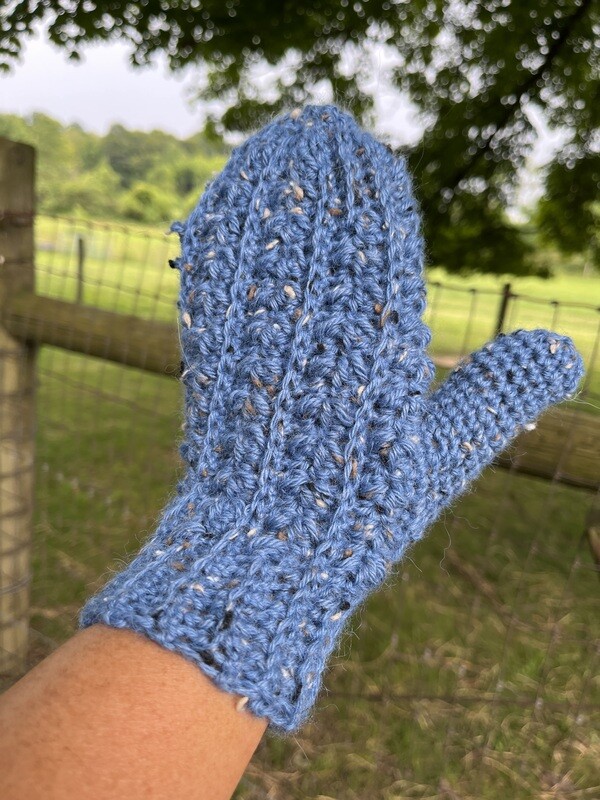 Wintertide Alpaca Mittens - Saltire