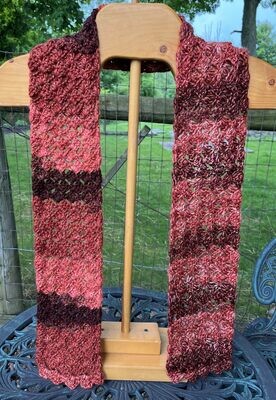 Espiral Spring Petals Alpaca Scarf - Birch Beer