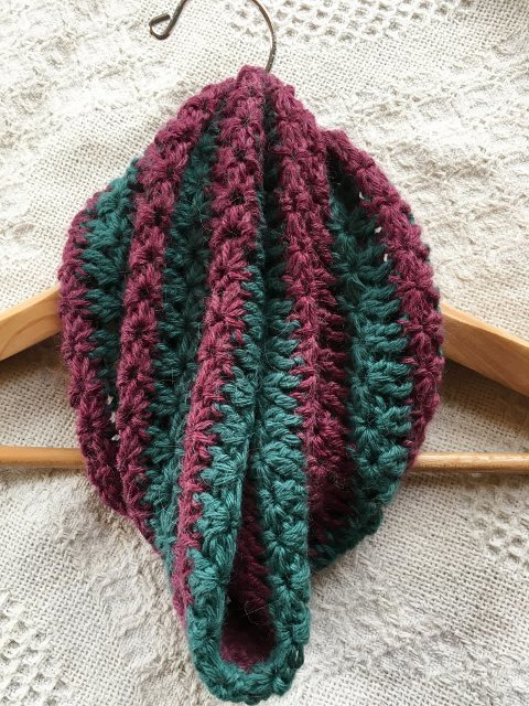 Star Striped Alpaca Cowl - Made to Order