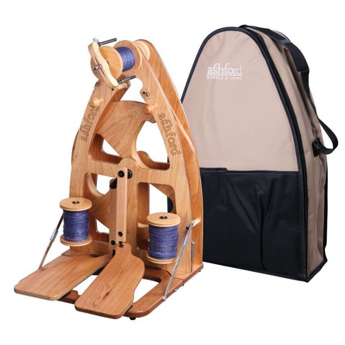 Joy Spinning Wheel 2 Double Treadle with Carry Bag