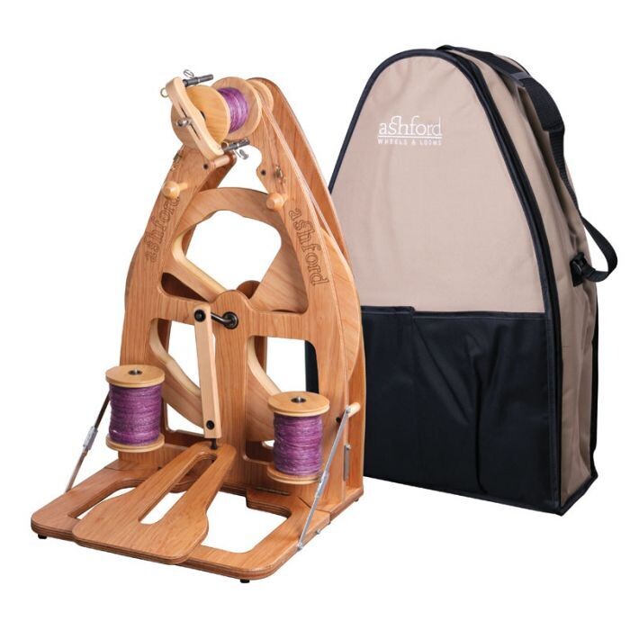 Joy Spinning Wheel 2 Single Treadle with Carry Bag